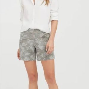SPANX Stone Wash Camo Shorts - NWT